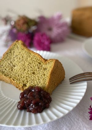 ◎抹茶シフォンケーキ◎-レシピのメイン写真