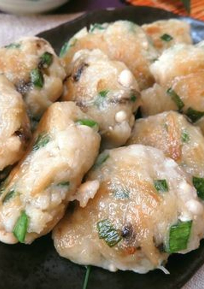 はんぺんとたっぷりエノキのもちもちお焼き-レシピのメイン写真