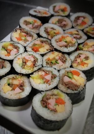 韓国祭だ〜キンパ❨(@∂↺≦@)❩wノ-レシピのメイン写真