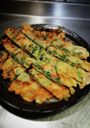 韓国祭りのチヂミ〜❨(@≧↺≦@)❩wノ-レシピのメイン写真