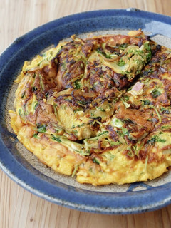 簡単♪豆苗入りチーズオムレツ-レシピのメイン写真