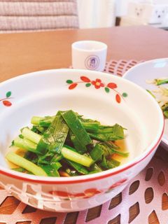 シロさんのニラのおひたし-レシピのメイン写真
