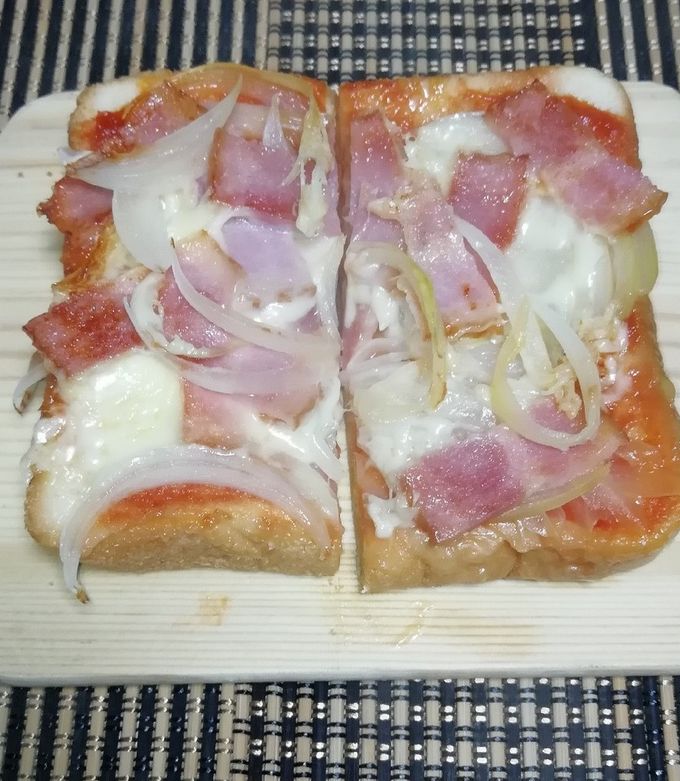 ホットサンドメーカーでピザトースト-レシピのメイン写真