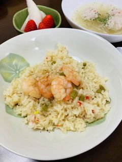 簡単エビピラフ-レシピのメイン写真