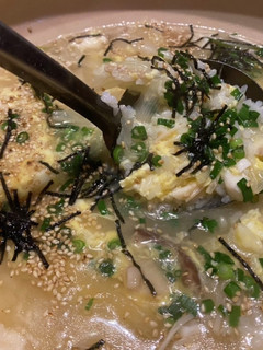 鍋の締めに雑炊-レシピのメイン写真