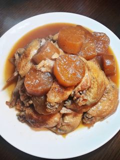 簡単☆手羽先と大根の煮物-レシピのメイン写真