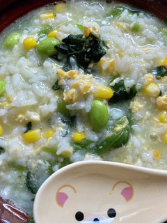 冷凍野菜のたまご粥-レシピのメイン写真