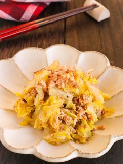 レンジで簡単!やみつき白菜の和風ツナ和え-レシピのメイン写真