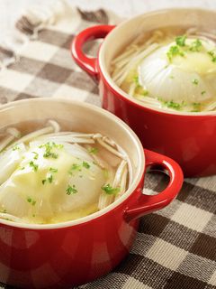 まるごとタマネギとえのきのスープ-レシピのメイン写真