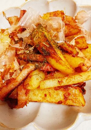 鰹節とバターde和風ジャーマンポテト-レシピのメイン写真
