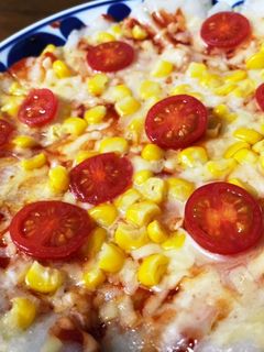 フライパンで餅ピザ*-レシピのメイン写真