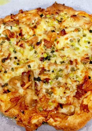 照り焼きチキンピザ&チョリソーピザ-レシピのメイン写真
