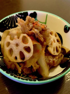 牛コマれんこんのきんぴらごぼう-レシピのメイン写真