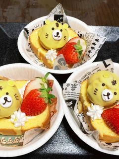 市販の物で簡単♡寅のエクレアケーキだよ!-レシピのメイン写真