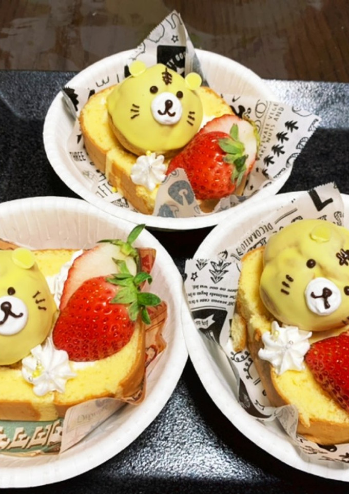 市販の物で簡単♡寅のエクレアケーキだよ！-レシピのメイン写真