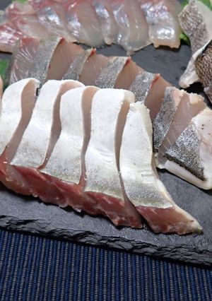 カンパチの湯引き-レシピのメイン写真