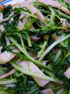 ~水菜とハムで✿おひたし風~-レシピのメイン写真