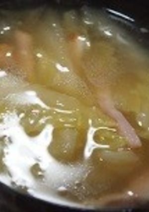 米久 原形ベーコンブロックスープ-レシピのメイン写真