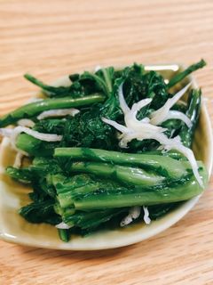 春菊とシラスのポン酢和え-レシピのメイン写真