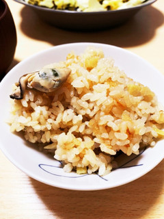 大人の味☆牡蠣と生姜の炊き込みご飯!!-レシピのメイン写真