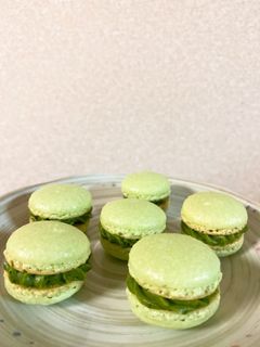 マカロン(抹茶)-レシピのメイン写真