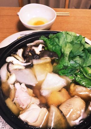 大根と鳥モモ肉ですき焼き風鍋-レシピのメイン写真