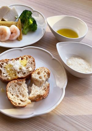 バゲットにパルメザンディップ♪-レシピのメイン写真