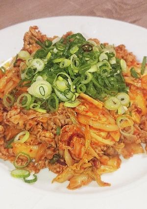 ガッツリおっさん飯★豚キムチ-レシピのメイン写真