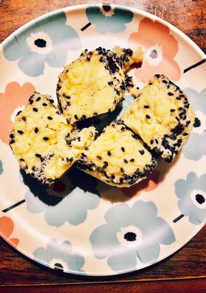 黒胡麻バニラ風味なふんわりおから蒸しパン-レシピのメイン写真