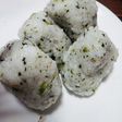 素朴で美味しい。青菜のおむすび(^^*)