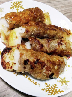 肉巻きお餅-レシピのメイン写真