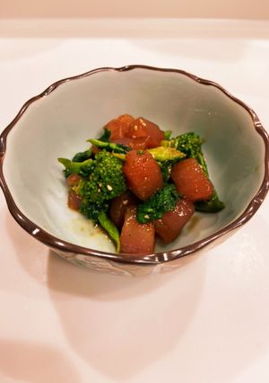 ❁菜の花とマグロの胡麻和え❁-レシピのメイン写真