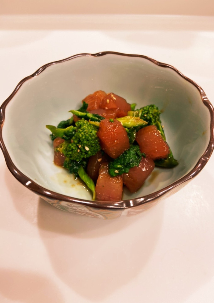❁菜の花とマグロの胡麻和え❁-レシピのメイン写真