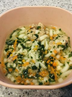 【離乳食後期】イワシつみれ団子入りうどん-レシピのメイン写真