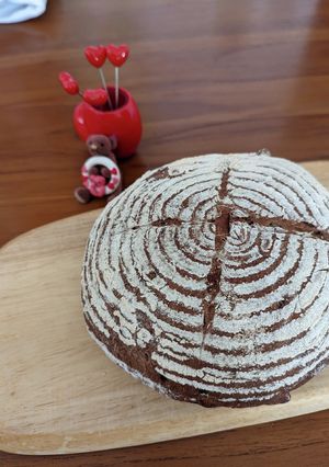ココアとホワイトチョコのカンパーニュ-レシピのメイン写真