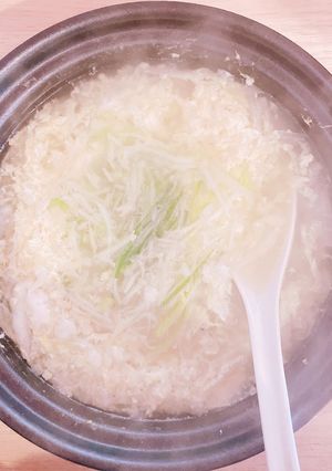超シンプル！白菜と卵の雑炊-レシピのメイン写真