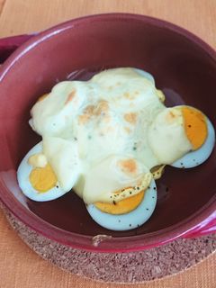 ゆで卵とじゃがいものチーズ焼き♪-レシピのメイン写真