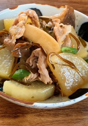 塩昆布で豚バラ大根-レシピのメイン写真