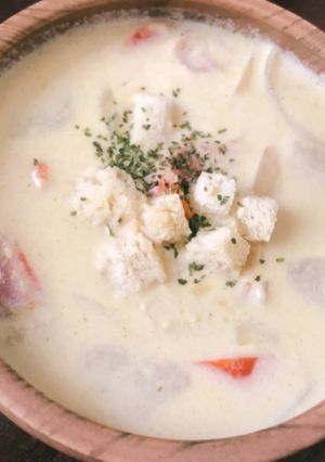 ≪簡単≫◎カブと豆乳スープ-レシピのメイン写真