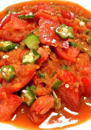 完熟トマトの青じそ人参ドレッシングがけ-レシピのメイン写真
