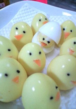 キャラ弁■ヒヨコちゃん。殻つきもいます。-レシピのメイン写真