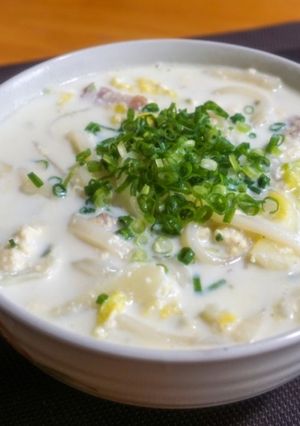 簡単美味しい洋風うどん-レシピのメイン写真