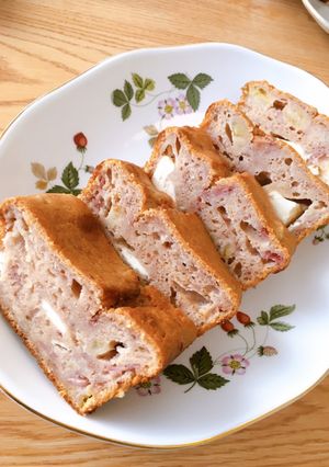 苺とバナナのクリームチーズケーキ-レシピのメイン写真