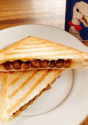 ごぼうの味噌漬けのホットサンド♪-レシピのメイン写真