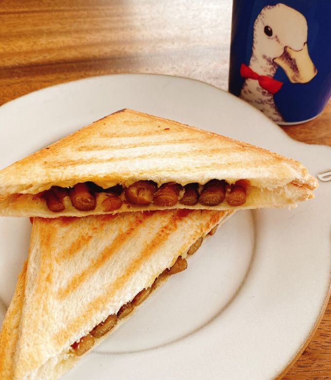 ごぼうの味噌漬けのホットサンド♪-レシピのメイン写真