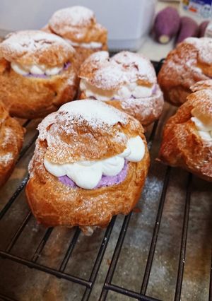 ブルーベリーレアチーズのシュークリーム-レシピのメイン写真