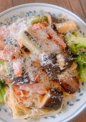 ガーリック香草オイルの野菜ペペロンチーノ-レシピのメイン写真