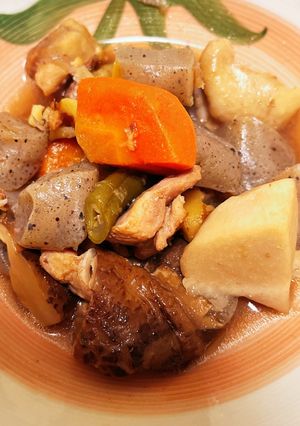 圧力鍋で栗入り筑前煮-レシピのメイン写真