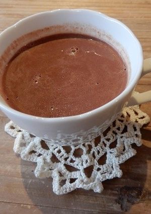 アーモンドミルクでホットチョコレート-レシピのメイン写真