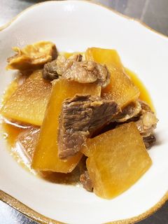 簡単!大根と牛すじの煮込み-レシピのメイン写真